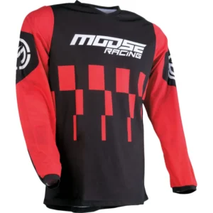 MAGLIA MOOSE QUALIFIER ROSSO NERO