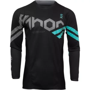 MAGLIA BIMBO THOR PULSE NERO/GRIGIO/TURCHESE XL