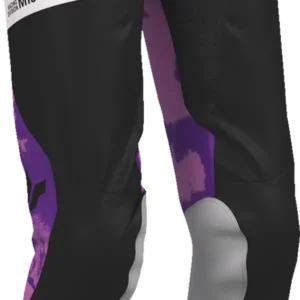 PANTALONE THOR LAUNCHMODE 7/8 NERO/VIOLA DONNA