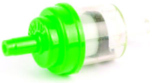 FILTRO BENZINA KYOTO VERDE ROTONDO 6mm