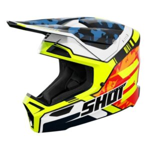 CASCO SHOT BIMBO FURIOUS BIANCO/BLU YS